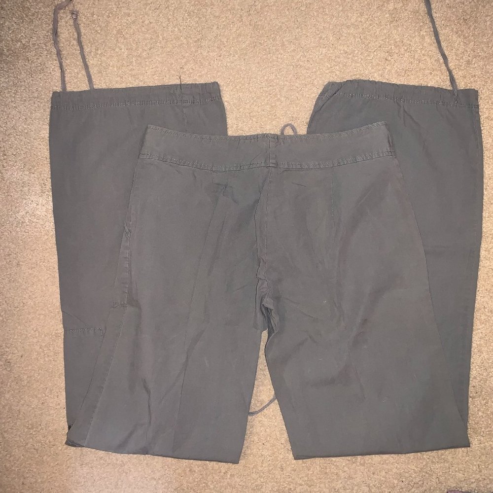 Vanity Olive Pants with Tie Waist & Legs
